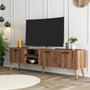 Hanah Home Soporte para TV en Nogal con Arcón de 180 cm
